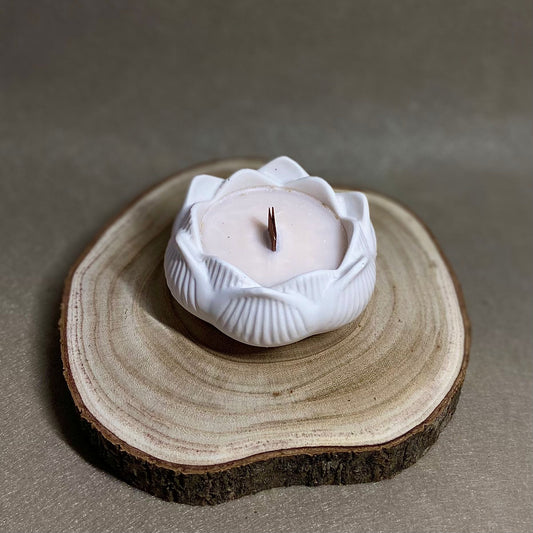 Vela Natural Flor de Lótus