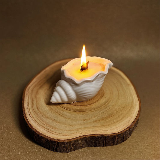 Vela Natural Búzio