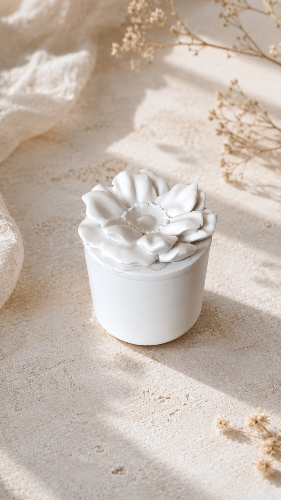 Vela Flor de Baunilha