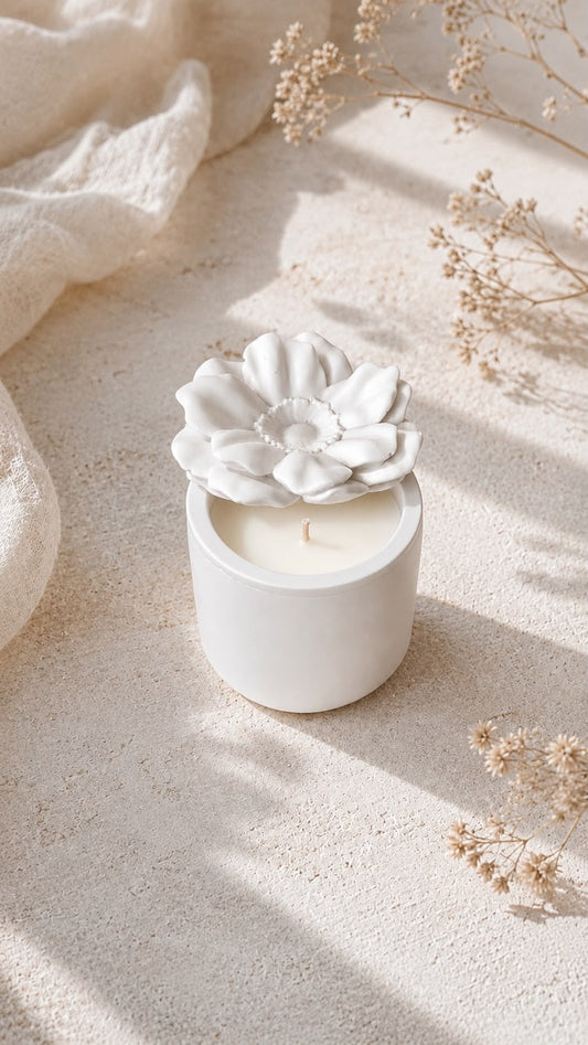 Vela Flor de Baunilha